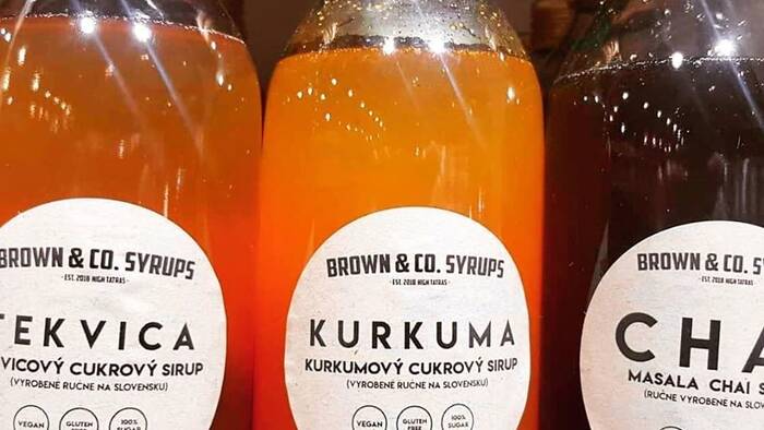 BROWN &amp; CO produces exclusive syrups under the Tatras-4