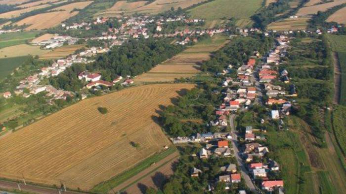The village of Adamovské Kochanovce-1