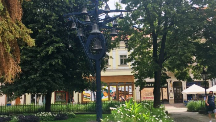 Gesangsbrunnen und Glockenspiel in Košice-3