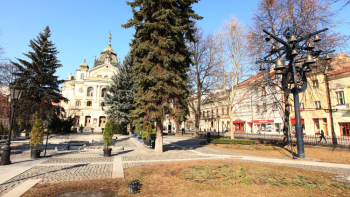 Gesangsbrunnen und Glockenspiel in Košice-2