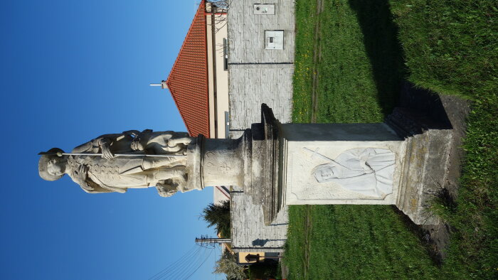 Statue of St. Vendelina - Pavlice-2
