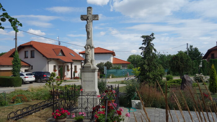 Cross by the church - Cífer, part of Jarná-3