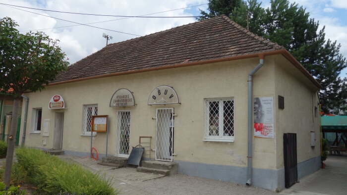 A ház, amelyben Gejza Dusík- Križovany nad Dudváhom gyermekkorát töltötte-1