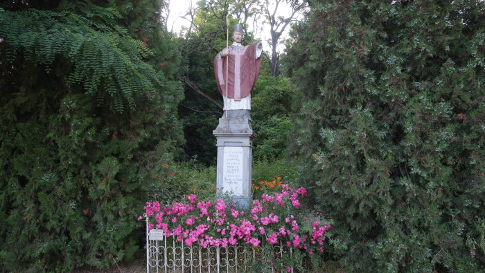 Statue of St. Ambrosis - Cífer, part of Pác-3