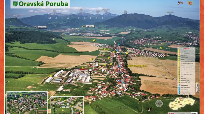 Oravská Poruba falu-1