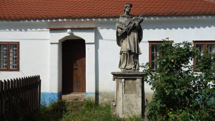 Statue of St. Ján Nepomucký - Budmerice-1